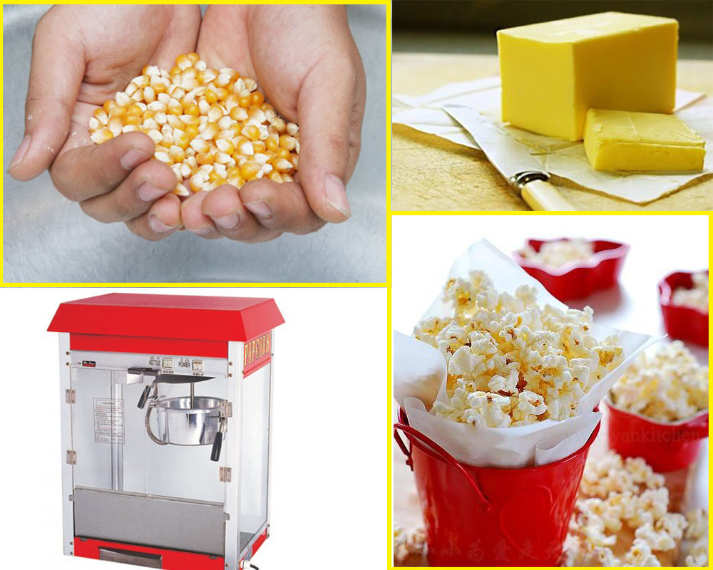 Cách làm bắp rang bơ không bị cháy đường