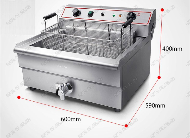 bếp chi&ecirc;n nh&uacute;ng điện cao cấp 25lit