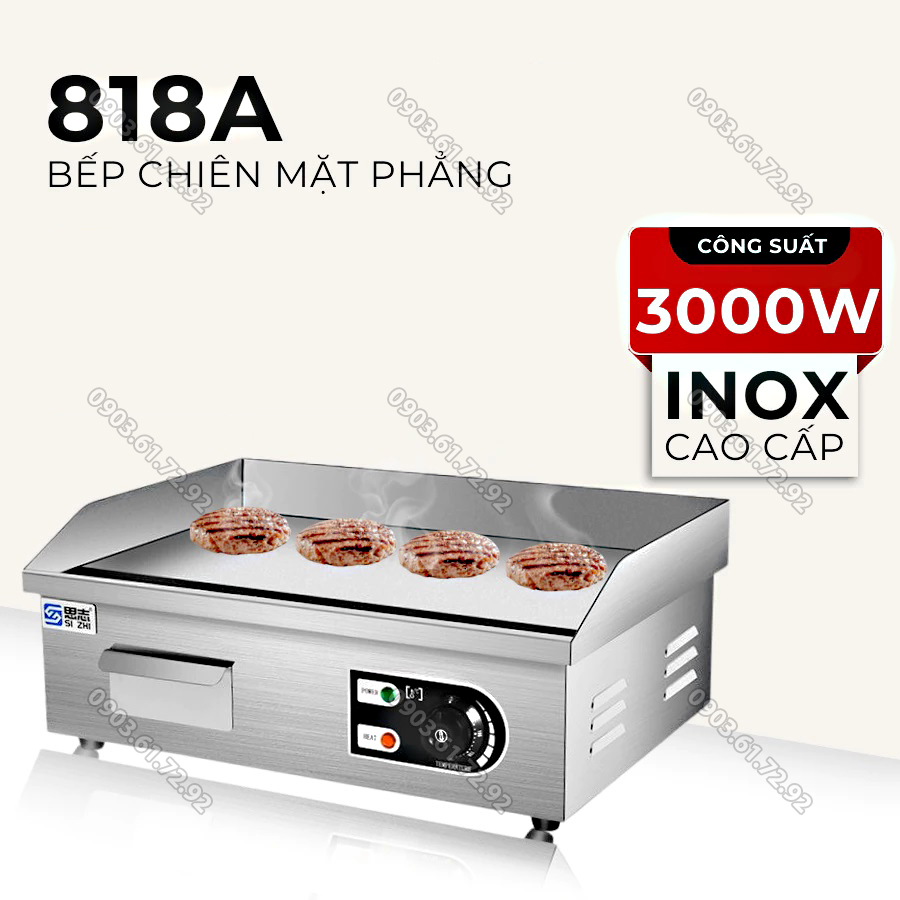 bếp chi&ecirc;n phẳng điện 818a