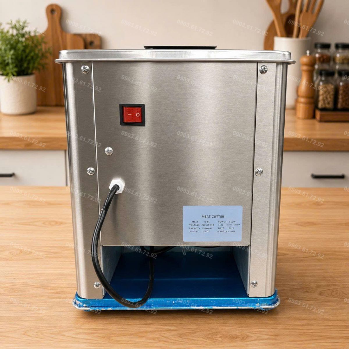 m&aacute;y cắt thịt tươi sống đa năng TJ85
