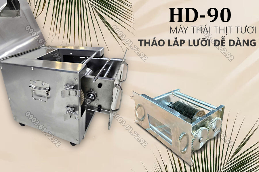 m&aacute;y cắt thịt th&aacute;i thịt HD-90