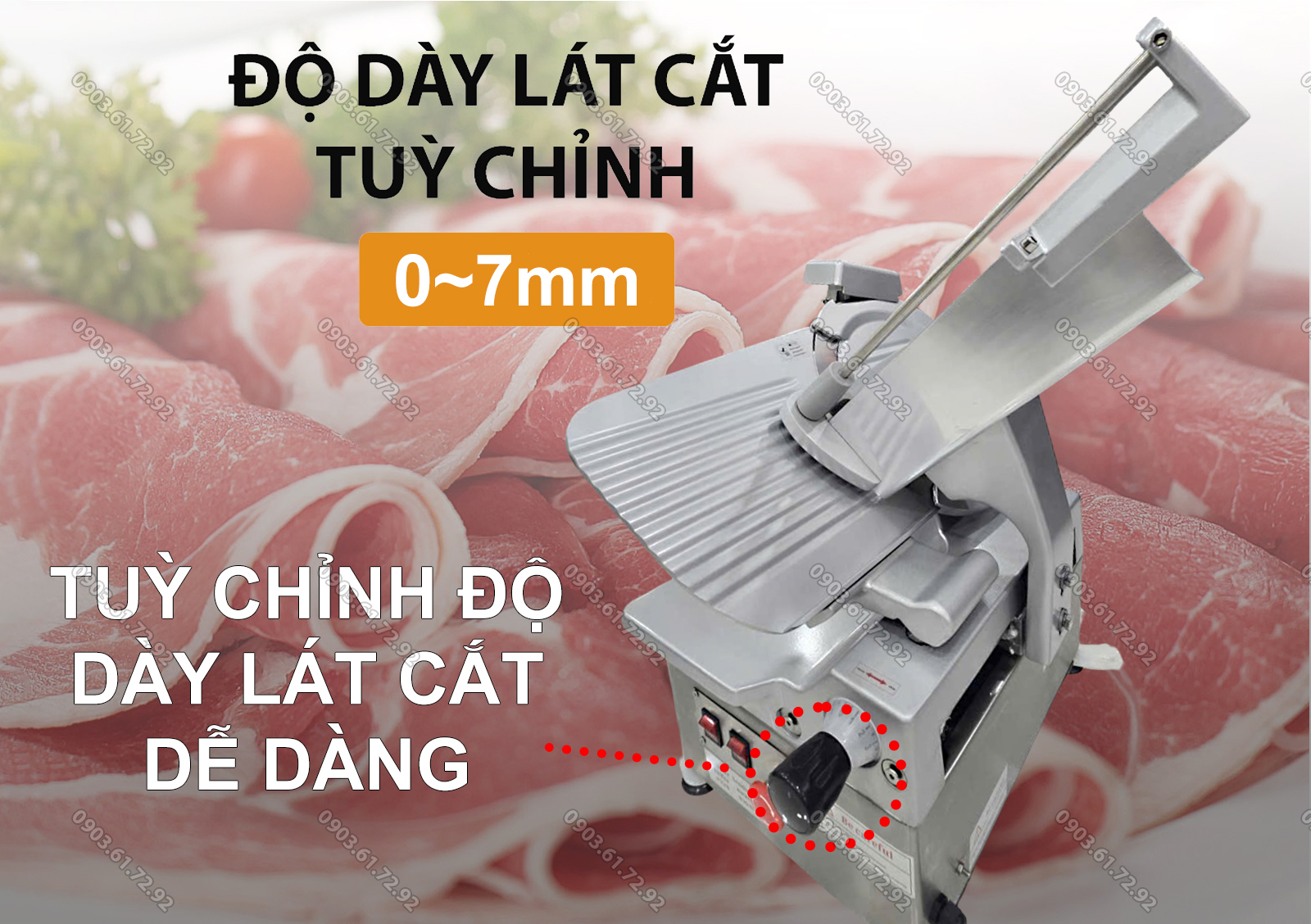 m&aacute;y cắt thịt tự động 30td inox
