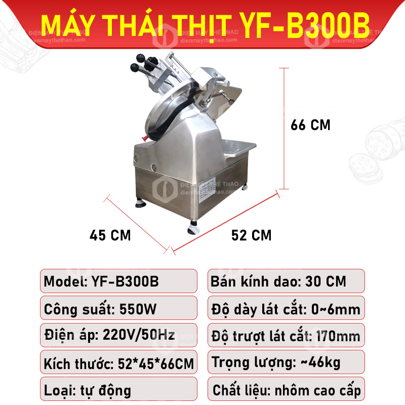 m&aacute;y cắt thịt YF-B300B tự động