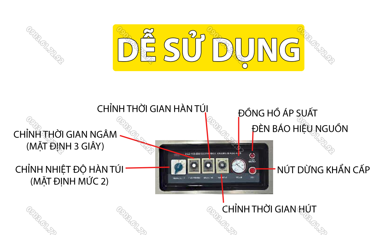 m&aacute;y đ&oacute;ng g&oacute;i h&uacute;t ch&acirc;n kh&ocirc;ng mikoshi dzq-500-88promax