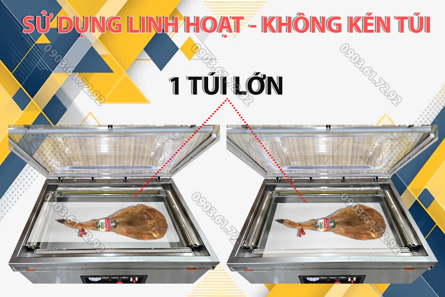 m&aacute;y đ&oacute;ng g&oacute;i h&uacute;t ch&acirc;n kh&ocirc;ng dzq450 4 đường h&agrave;n t&uacute;i