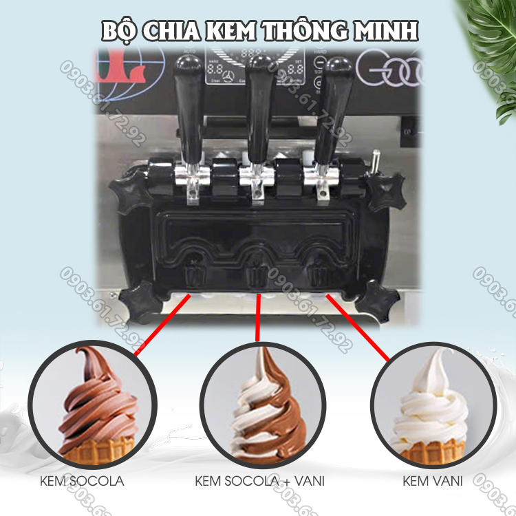 m&aacute;y l&agrave;m kem tươi để b&agrave;n G22
