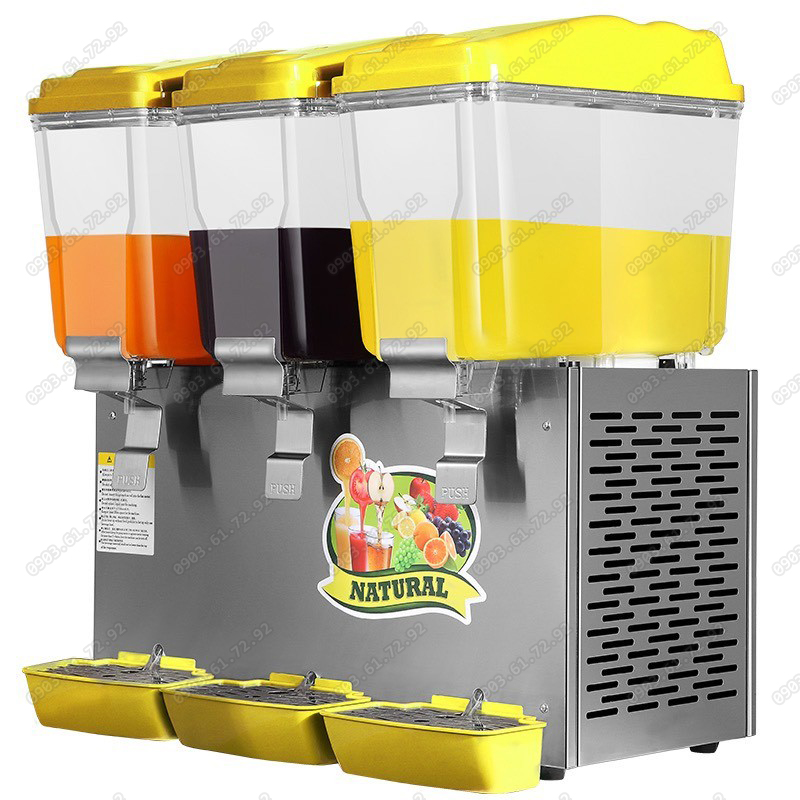 m&aacute;y l&agrave;m m&aacute;t nước tr&aacute;i c&acirc;y 3 ngăn loại phun