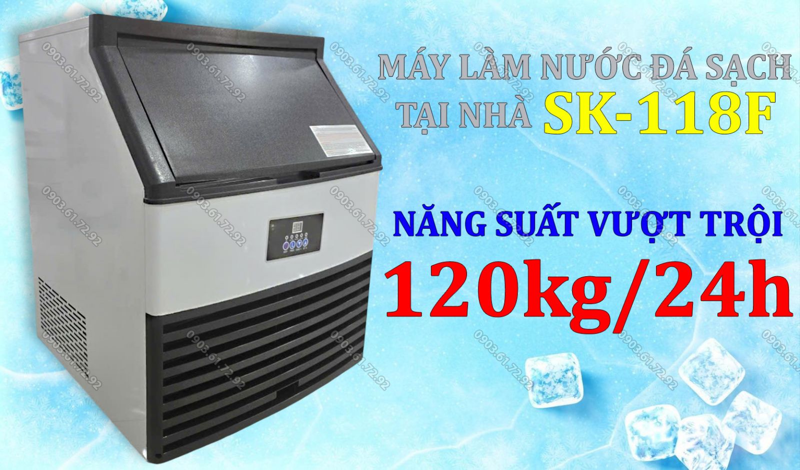 m&aacute;y l&agrave;m nước đ&aacute; sạch tại nh&agrave; sk-118f