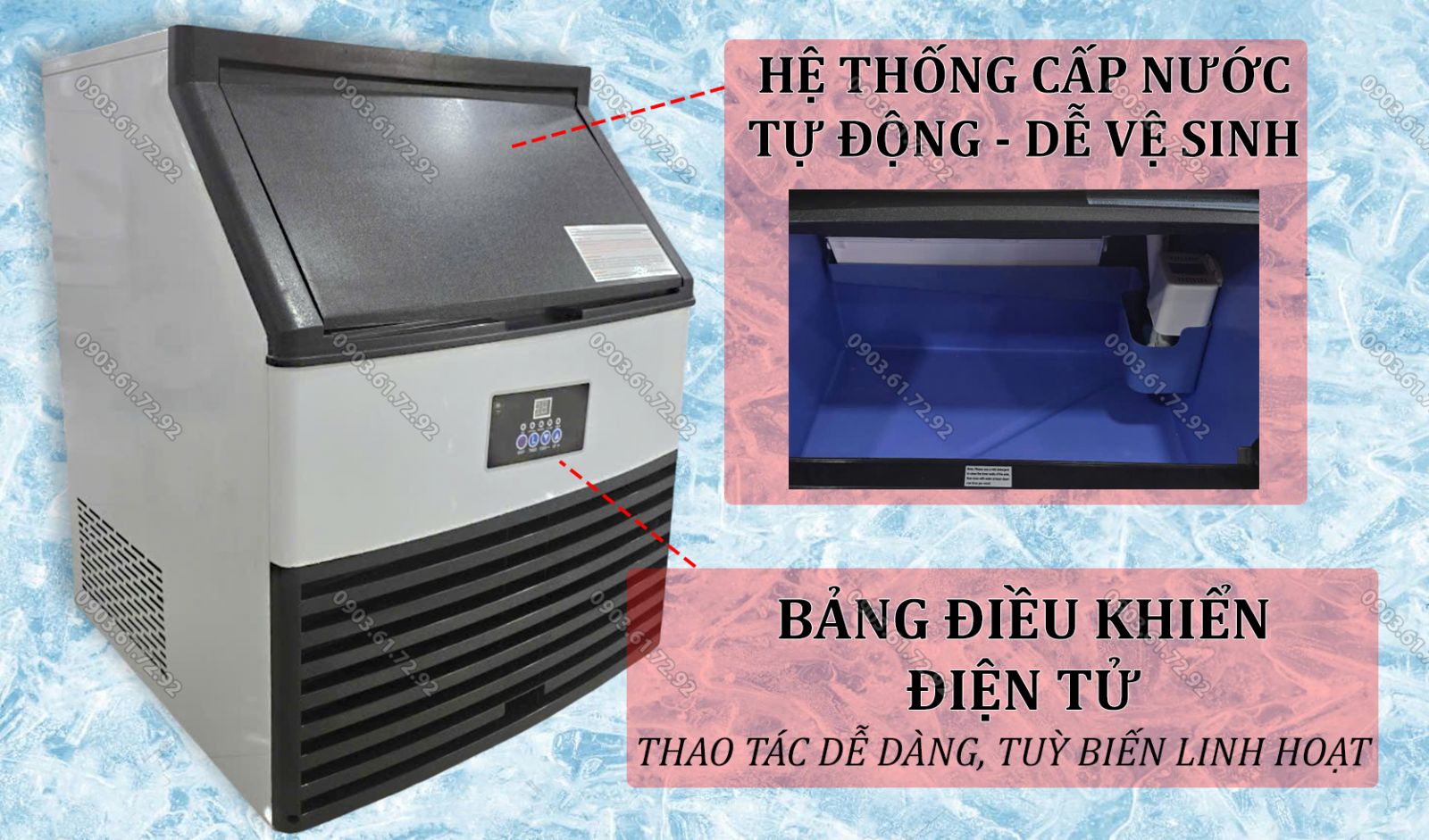 m&aacute;y l&agrave;m nước đ&aacute; sạch tại nh&agrave; sk-118f