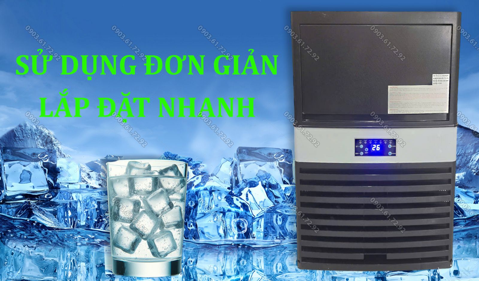 m&aacute;y l&agrave;m nước đ&aacute; sạch tại nh&agrave; sk-68f