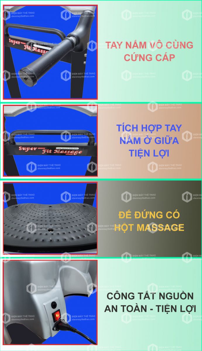 máy rung toàn thân supper fit KSV 1000w