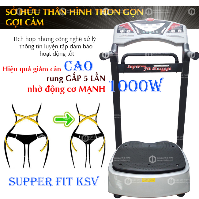 máy rung toàn thân supper fit KSV 1000w