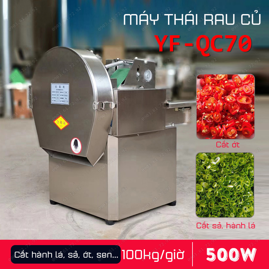 m&aacute;y th&aacute;i rau củ quả đa năng yf-qc70