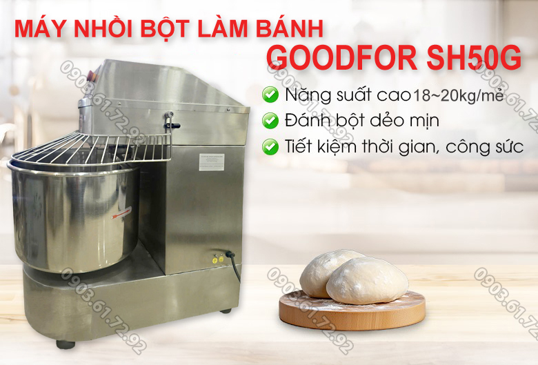m&aacute;y nhồi bột l&agrave;m b&aacute;nh sh50g