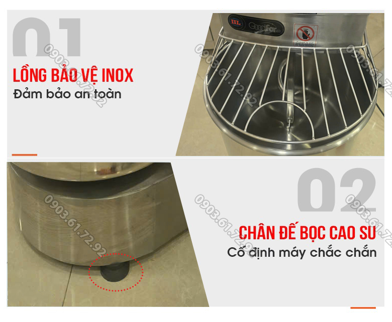 m&aacute;y nhồi bột l&agrave;m b&aacute;nh sh50g
