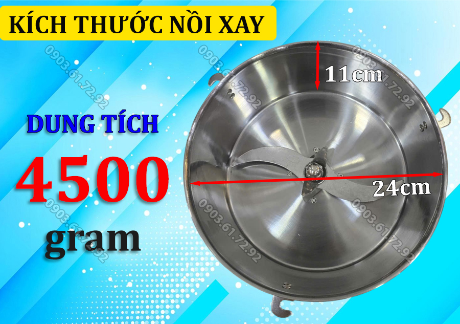m&aacute;y xay bột ngũ cốc đa năng 4.5kg GM-4500S1