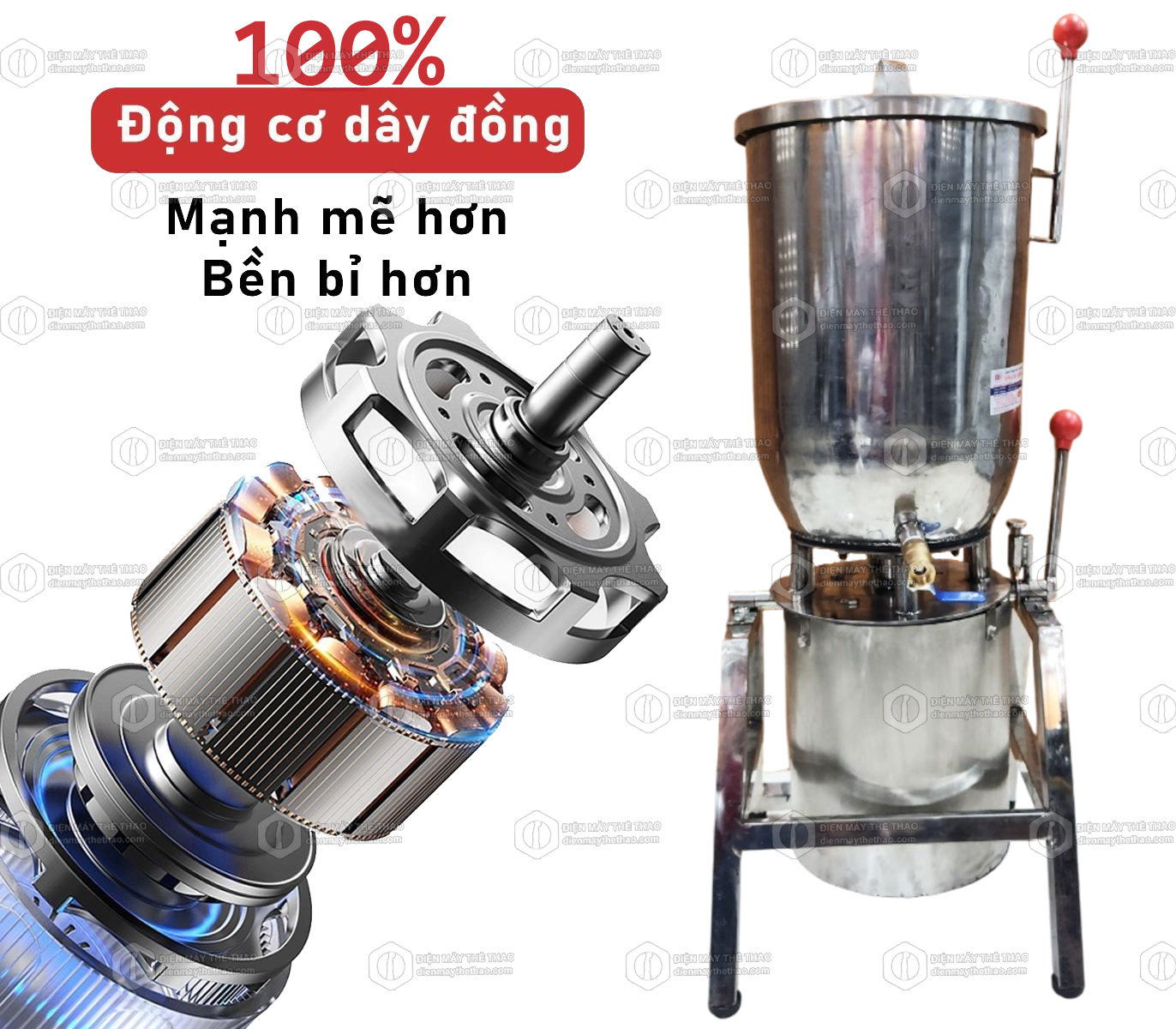 m&aacute;y xay rau m&aacute; đa năng 8kg cao cấp