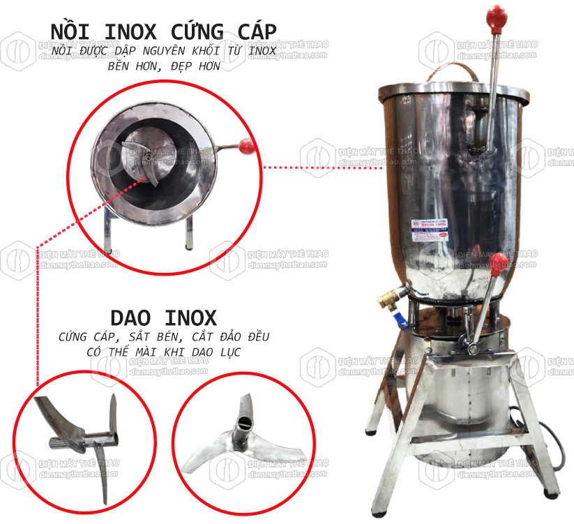 m&aacute;y xay rau m&aacute; đa năng 8kg cao cấp