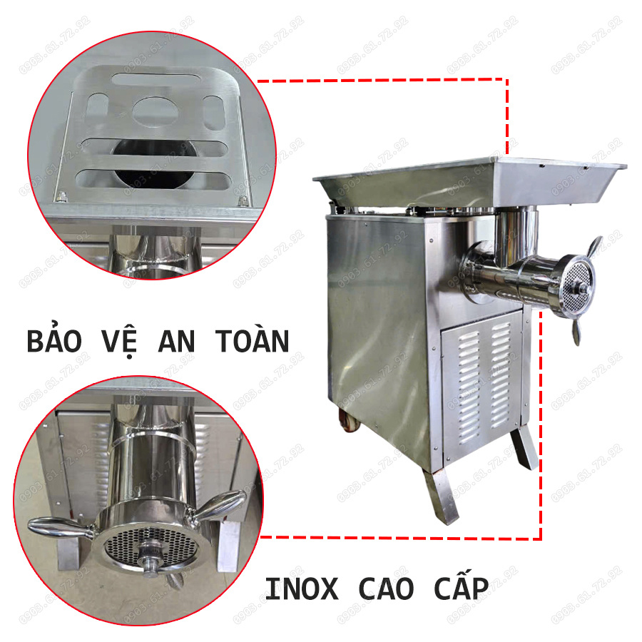 m&aacute;y xay thịt đ&ugrave;n thịt đa năng c&ocirc;ng nghiệp qing mtk-42s