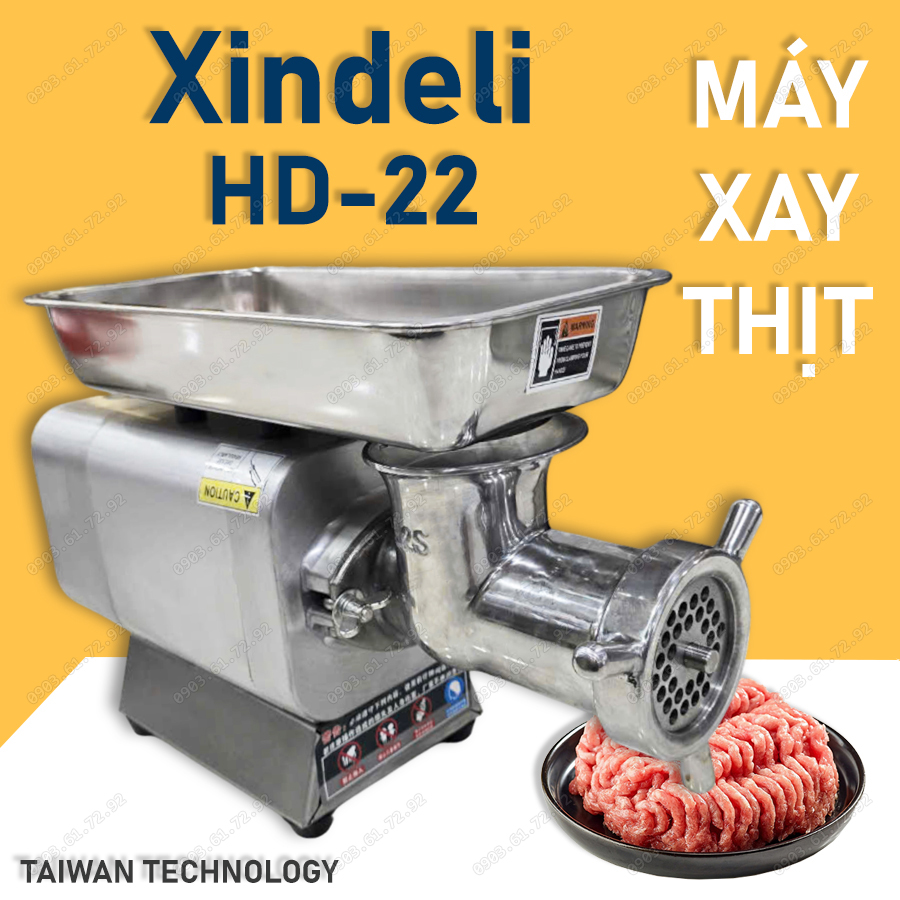 m&aacute;y xay thịt đ&ugrave;n thịt đa năng xindeli hd-22 taiwan