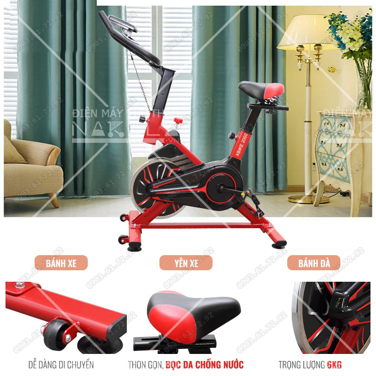 xe đạp tập thể dục tại chỗ xbike 2000