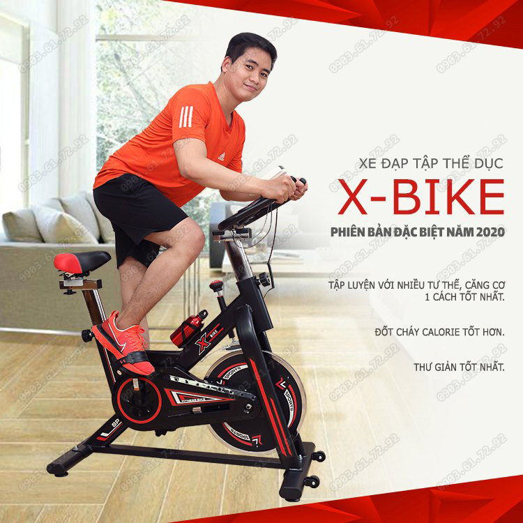 xe đạp tập thể dục trong nh&agrave; x-bike