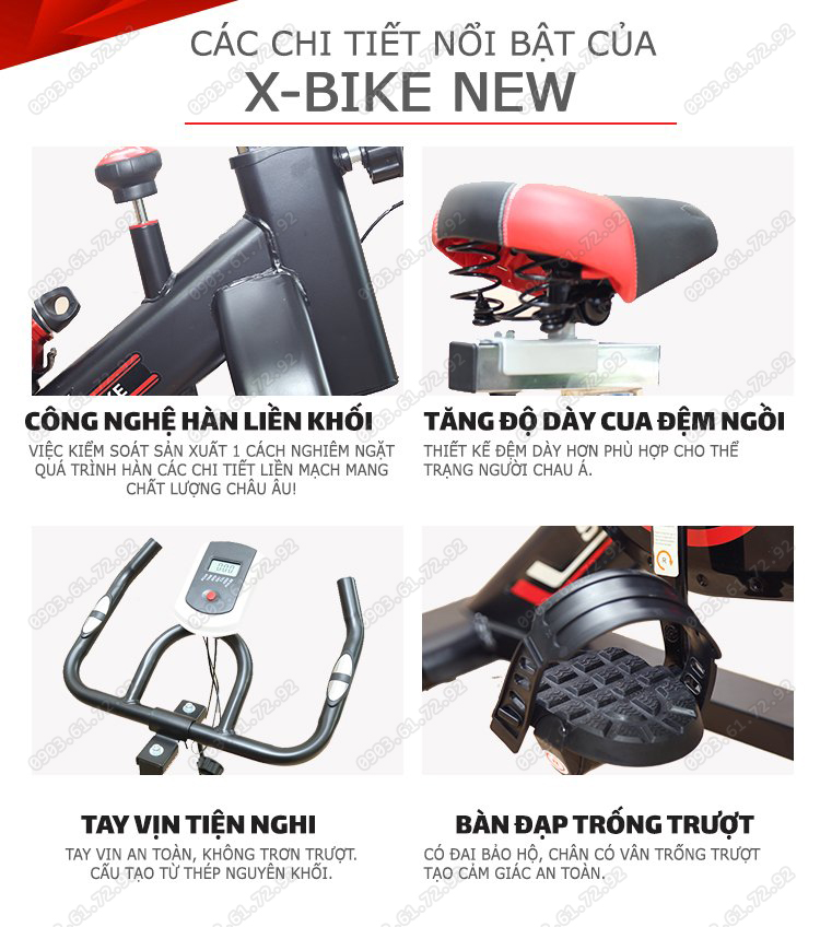 xe đạp tập thể dục trong nh&agrave; x-bike